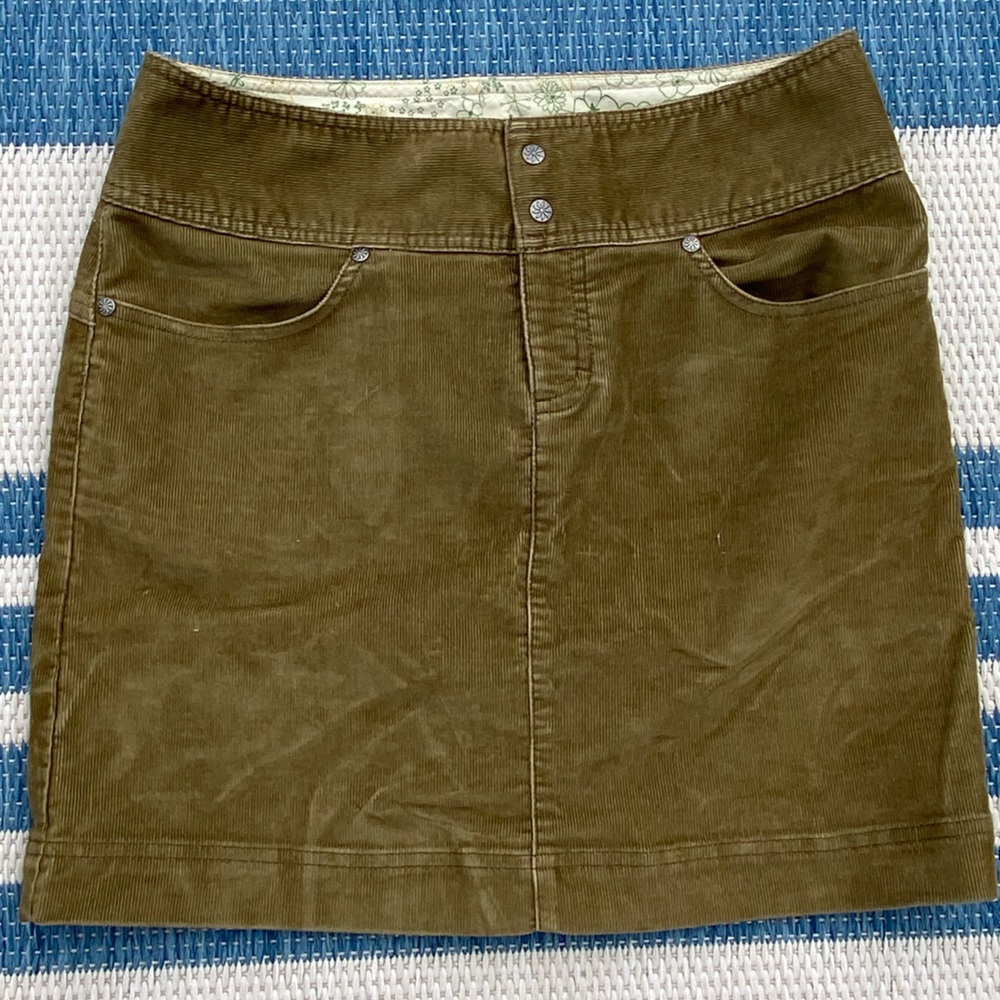 Athleta Olive Mini Skirt